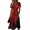 Red, variant on Womens Halloween Dresses Pumpkin Ghost V Neck Spooky Midi Dresses Witch Hat Bat Short Sleeve Funny Sundress, 2XL