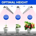 thumbnail image 3 of Grow Lights for Indoor Plants Full Spectrum Sunlight ft LED Grow Light Bulbs T Grow Light Strip Yellow -, 3 of 9