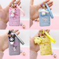 thumbnail image 4 of Kawaii Sanrio Cinnamoroll My Melody Anime Keychain Pendant Purin Dog Cat Cute Card Holder Plastic Lanyard Card Holders for Girl, 4 of 4