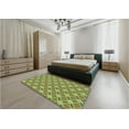 thumbnail image 4 of Ahgly Company Indoor Rectangle Patterned YellowGreen Area Rugs, 2' x 3', 4 of 6