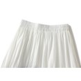 thumbnail image 3 of WaiiMak Jupe d'Été Unie pour Femmes Taille Haute Jupe Plissée Régulière Jupe Midi Élastique, 3 of 6