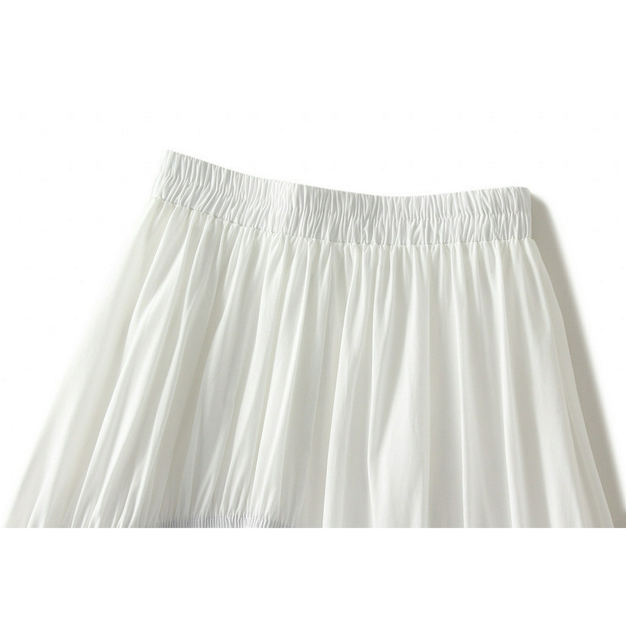 High waist ruched irregular skirt best sale