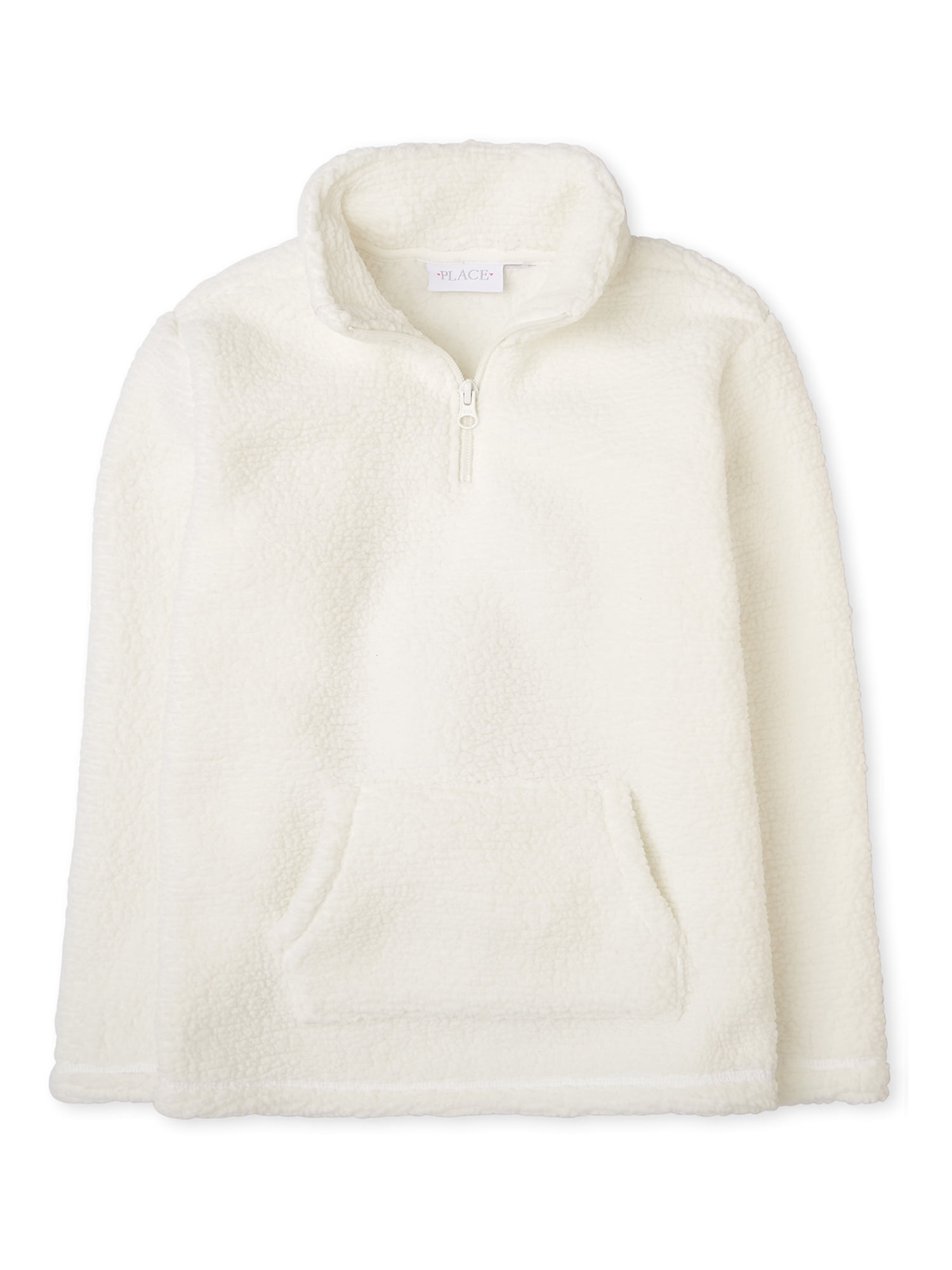 sherpa jacket half zip