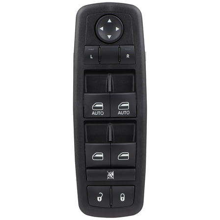 Window Switch,Driver Side Power Master Window Switch Fits For Dodge DURANGO 2016-2019For JEEP GRAND CHEROKEE 2016-2019, Front Left OE 68319802AA