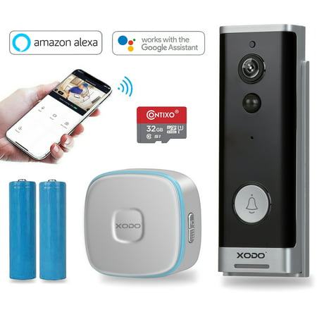 XODO VD1 Smart Home WiFi Wireless 1080P Smart Security Camera Video Doorbell 2-Way Audio, Real-Time Alerts, DIY Install