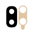 thumbnail image 2 of Replacement Back Camera Lens (Glass Only) With Adhesive Compatible For Samsung Galaxy A10S (A107 / 2019), 2 of 3