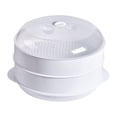 thumbnail image 1 of DOLITY Cuiseur Vapeur pour Micro-Ondes pour la Cuisson Bol Vapeur Compact pour Viandes Légumes es double Couche, 1 of 9