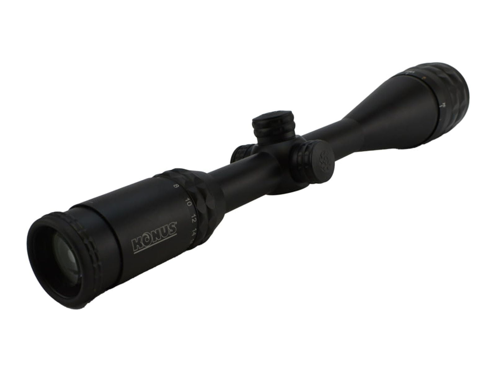 Konus KonusPro-Plus Rifle Scope, 6-24x50mm, 1in Tube, Second Focal Plane, Illuminated Fine Crosshair Reticle, Matte, Black