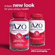 AZO Cranberry Urinary Tract Health Gummies Supplement, Helps Cleanse & Protect for Reduced UTIs, Berrylicious Flavor, 40 Count