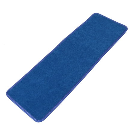 Indoor Stair Pads Polypropylene Fiber Non-slip Floor Staircase Stair Mat Pad Rug Blue 75cm x 24cm Only 1 Piece ()