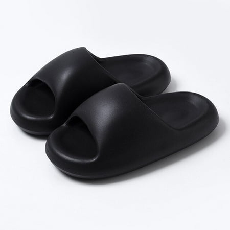 

CoCopeaunt Summer Womens Slippers Couple Sandals Beach Slides Soft Flip Flops Men s Thick Sole Indoor Bathroom Anti-slip Shoes