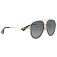 thumbnail image 5 of Gucci Polarized Grey Gradient Aviator Sunglasses GG0062S 011 57, 5 of 8