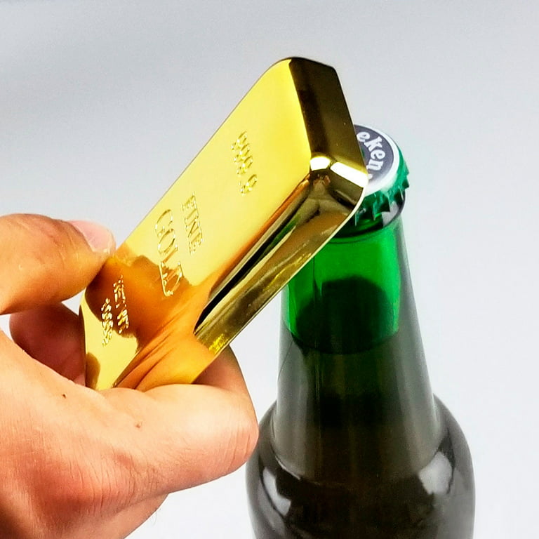 Can Opener Fridge Kitchen & Golden Bottle Bar Bar Utensils Opener Gold Bullion KitchenDining & Bar, Size: 9