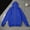 Blue, variant on LEKWK Full Zip Hoodie for Men Soft Zip Through Hood Front Pockets Drop Shoulder Hooded Sweatshirt Relaxed Fit Casual Streetwear Jacket for Lounge Fall Winter White XXS