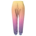 thumbnail image 5 of Sngxgn Women Pants Casual Loose Trousers Elastic Waist Pull On Straight Pant with Pockets(Watermelon Red,XL), 5 of 5