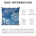 thumbnail image 5 of YINGXI Decorative Throw Pillow Covers, Warm Shake Your Hakes Blue Cushion Case Decor, Christmas Holiday Seasonal Home Decoration PC 18x18in, 5 of 5