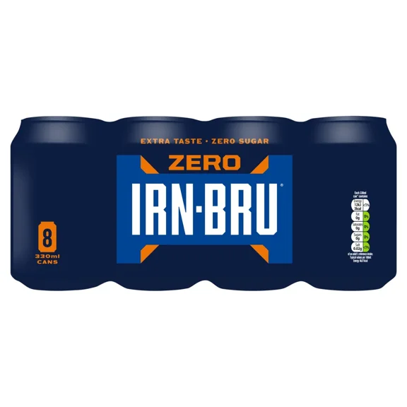 IRN-BRU Zero  Xtra - 8 x 330ml