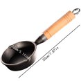 thumbnail image 3 of Forged Iron Melting Pot, Small Cast Iron Pan, Lightweight Iron Wok for Heating Milk Melting Chocolate Candy, Compact Hand Washable Cooking Pot with Uniform Fast Heating, 3 of 7