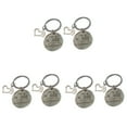 thumbnail image 1 of 6 pcs  Nurse Series Engraved Letter Keychain Car Keyring Purse Bag Pendant Decoration Hanging Keychain Accessory, 1 of 6