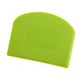 thumbnail image 1 of 1 pieza 11,7x9,3 cm - cortador de masa raspador de masa de plástico para cocina, hornear, panqueques - verde, 1 of 5