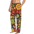thumbnail image 6 of Honiee Hippie Peace Love for men - a sleek fusion of Straight Pajama Pants, versatile Lounge Pants, and cozy Sleepwear, all rolled into one-X-Large, 6 of 6