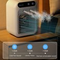 thumbnail image 3 of Ventilador De Refrigeración De Aire De Escritorio Mini ventilador de aire frío, 2 velocidades, 1800 mAh, ventilador de pulverización humidificador, tanque de agua de 500 ml para coche Wdftyju  Libre de BPA, 3 of 8