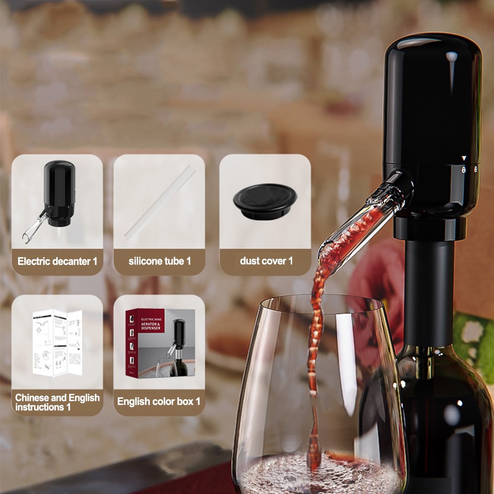 Automatic Fast Electronic Wine Decanter For Red Wine Electric Wine