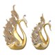 thumbnail image 2 of Resina Pareja Adornos De Cisne, Figuras De Estatuas De Pareja De Cisne Decoraciones Con Forma Vívida De Superficie Lisa Para La Boda En El Hogar, 2 of 7