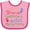 Pink and Fuchsia, variant on Inktastic Dentist Like Mommy Boys or Girls Baby Bib