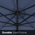 thumbnail image 4 of Above 9' Patio Market Outdoor Umbrella Quickswap with Rib Replacement Technology, Navy, 4 of 7