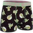 thumbnail image 3 of CRAZYBOXER Men's Underwear The Mandalorian Baby Yoda Stretch Breathable Boxer Brief Anti-irritation, 3 of 4
