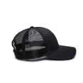 thumbnail image 3 of Outdoor Cap USA-751M Debossed American Flag Mesh Back Cap-Black-Black, 3 of 8