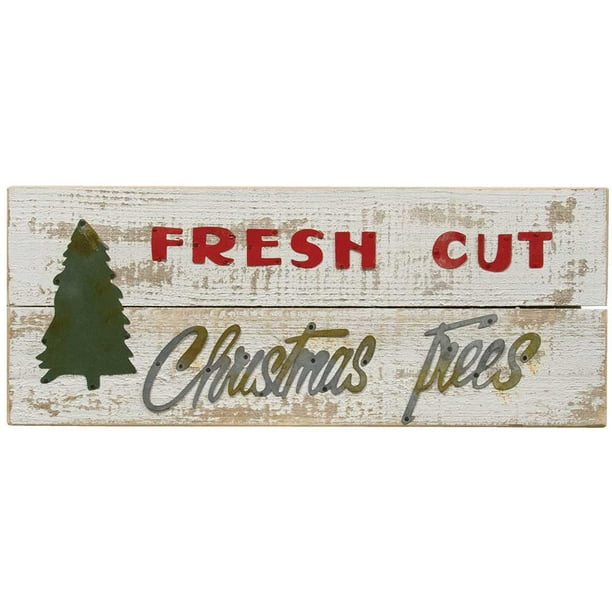farm fresh christmas tree sign walmart