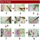thumbnail image 2 of Cuadros Decorativos Kit de pintura por números DIY Jasmine Hand Oil Art Picture Craft Decoración de la pared del hogar DQrwqpou embutido en tela, 2 of 8