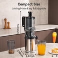 thumbnail image 4 of Aisutha 600W 3-Speed Centrifugal Juicer, Silver, 4 of 9