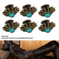 thumbnail image 3 of 20 Sets Rivets Vintage, Metal Conchos Buckles Daisy Conchos Buckles Botón, 3 of 7