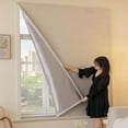thumbnail image 3 of 95x130cm Window Insulation Film Tarpaulin Window Transparent Dust-Proof and Cold-Proof Film Sealing Soundproof Window Film for All Kinds of Doors and Windows, 3 of 8