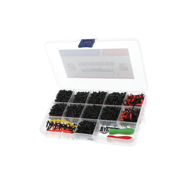 Oeillets Universels pour Raquette Oeillets Trou Simple Accessoires de Cordage Engrenage Trous Doubles Entretien Noir