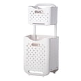 thumbnail image 2 of Laundry Basket,Collapsible Laundry Basket Portable Clothes Storage Basket Clothes Hamper Breakthrough Technology, 2 of 8