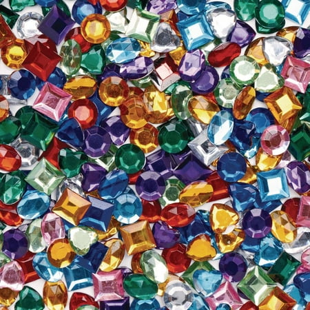 UPC: 0191487107662 | Colorations Sparkly Self-Stick Gem Jar – 900 Pieces
