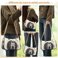 thumbnail image 4 of FORMRS Womens Shoulder Bag with Chain Strap Clutch Purse Cute Tote Handbag, Beige Astronaut Space, 4 of 7