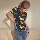 thumbnail image 3 of Fotbe Plaid Dachshund Body de Mujer con Cuello Redondo y Mangas Cortas, Sin Mangas Ajustado, Suave, Cómodo y Básico-Large, 3 of 7