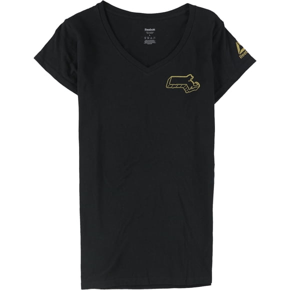 Reebok Womens Boston, Mass 95 Graphic T-Shirt black S