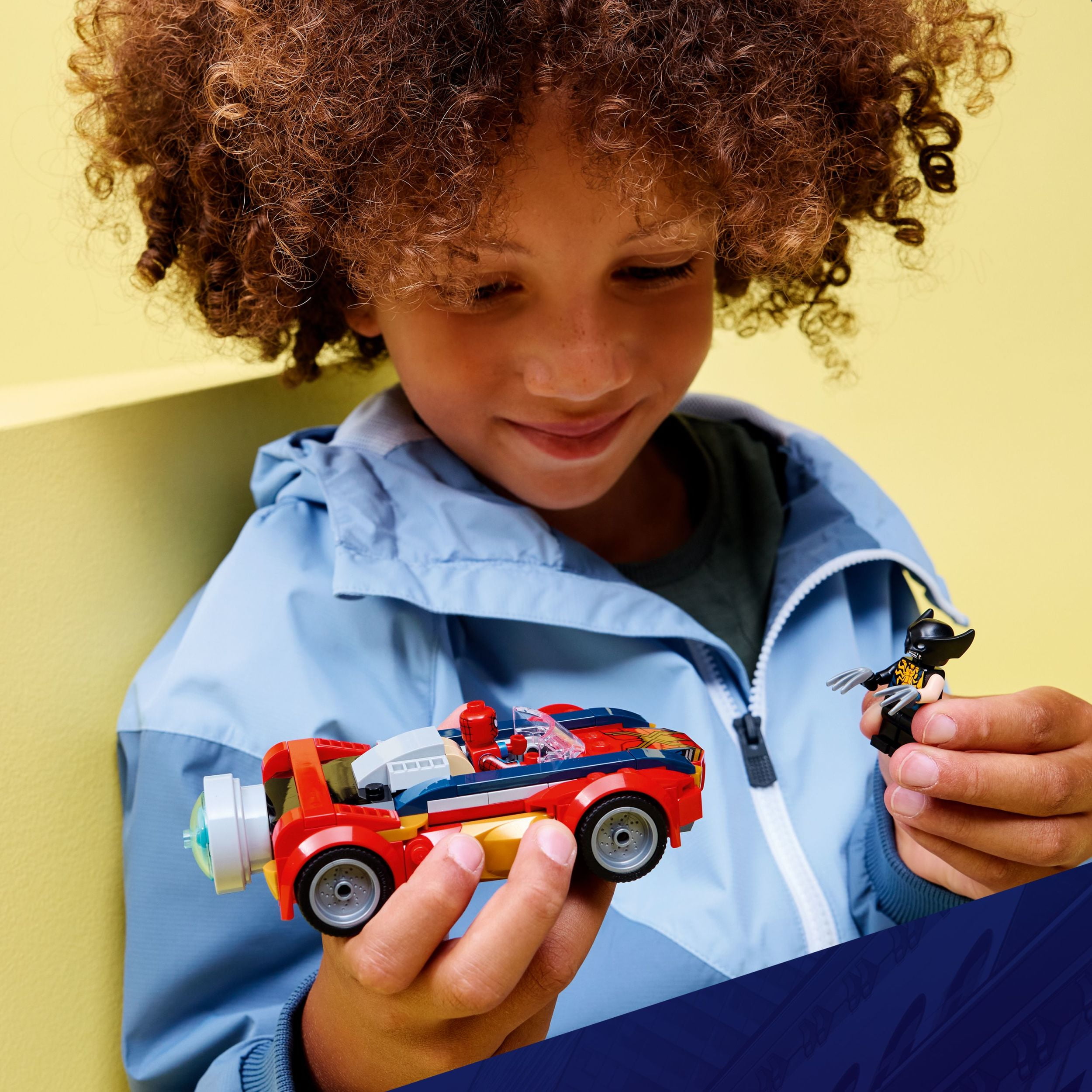 LEGO Marvel Spider-Man Car vs. Venomized Wolverine Building Toy for Boys & Girls - Super Hero & Villain Playset W/2 Marvel Minifigures - Gift Idea for Birthdays - Ages 7+ - 76336