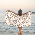 thumbnail image 5 of KLL Labrador Retriever Dog Microfiber Beach Towel Fast Drying,Extra Large 27.5"x55" Sand Free Beach Towel Super Lightweight Towels, 5 of 5