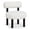 Cream, variant on Bowery Hill Contemporary Black Vegan Shearling Fabric Upholstered Accent Chair
