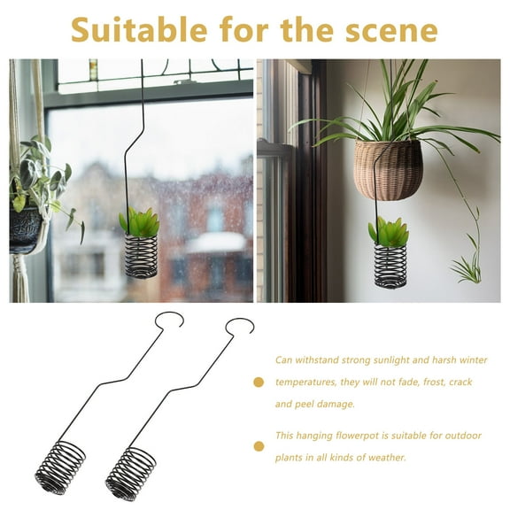 LABSERRON 1Pack Hanging Air Plant Holders Unique Design for Landscaping Space and Charming Atmosphere 11.8x1.8in
