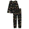 thumbnail image 6 of FOR U DESIGNS Hippie Sea Turtle Pajama Sets for Women 2 Piece Long Sleeve Crew Neck Tops Size 6XL Sleepwear Set Long Pants with Pockets for Women Loungewear Fall, 6 of 6