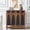 Walnut Black, variant on LEFHDA Black Geometric Pattern Design Sideboard Buffet Cabinet, Kitchen Storage Cabinet, 31.5" Accent Cabinet for Living Room, Kitchen, Dining Room, Entryway, Oak