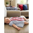 thumbnail image 5 of BemeyourBBs Toddler Girl 4th of July Dress Fourth of July Outfit Baby Girl Memorial Day Independent Day Outfits Summer Gingham Plaid Dress Ice Cream Embroidery Short Sleeve Doll Collar A-Line Dress, 5 of 9
